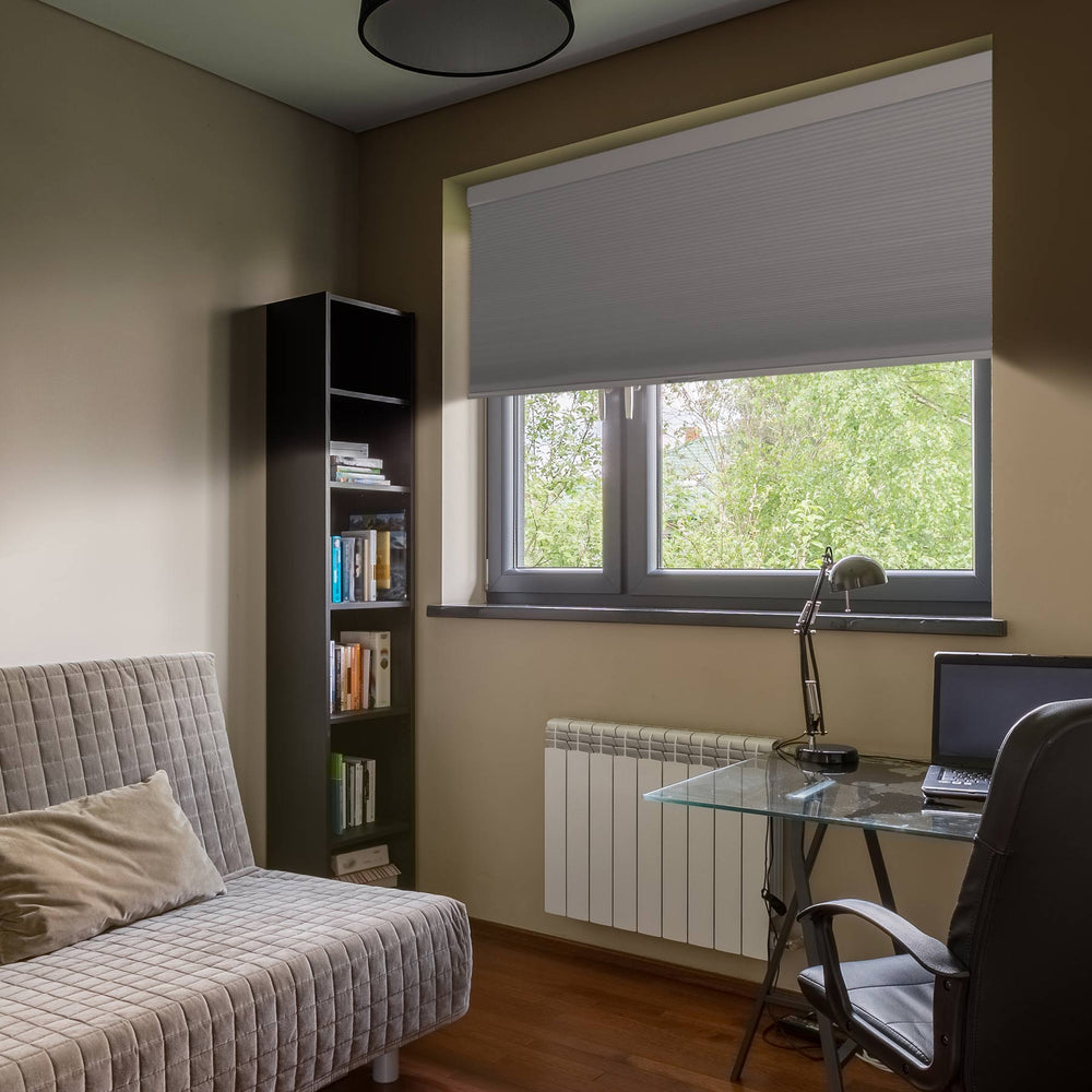 cordless blackout cellular shades for indoor windows-papyrus white