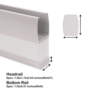 cordless light filtering cellular shades for indoor windows headrail