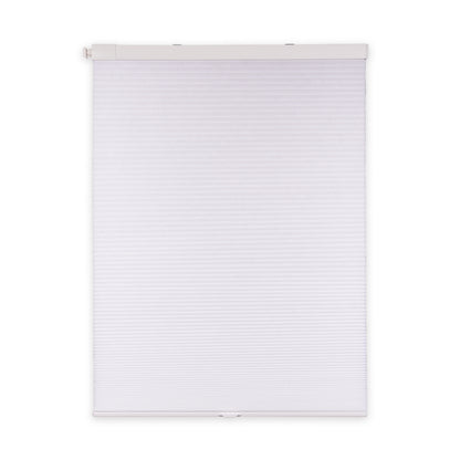 cordless no-drill light filtering cellular shades - signal white
