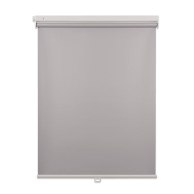 no-drill blackout waterproof insulated roller shades - signal gray