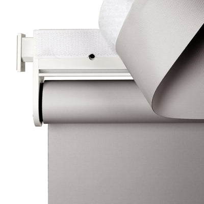 No drill waterproof roller shades with valance