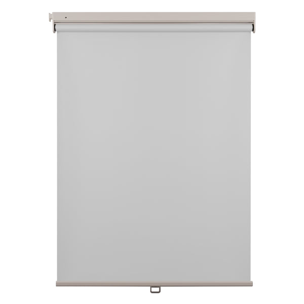 no-drill cordless blackout roller shades - sianal grey