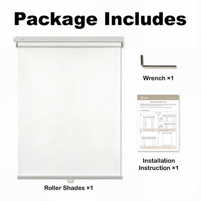 No Drill Blackout Waterproof Roller Blinds for Shower