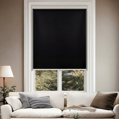 No-Drill Blackout Roller Shades