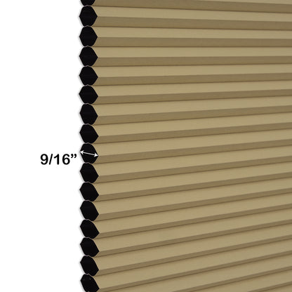 no-drill cordless top down bottom up cellular shades side features