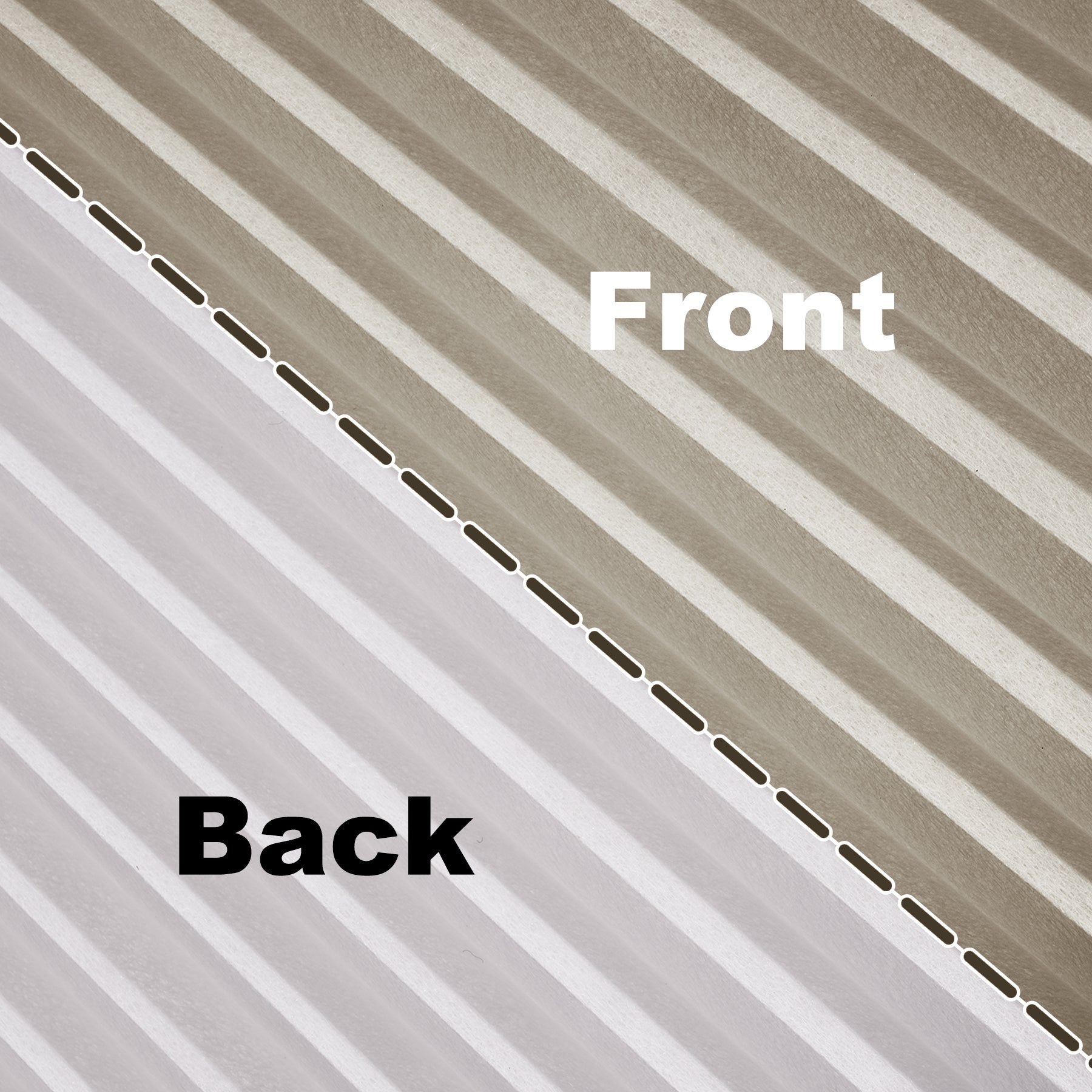 no-drill light filtering top down bottom up cellular shades front and back