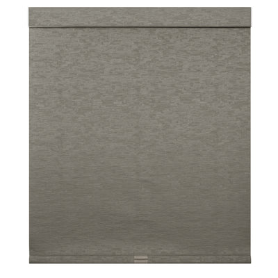 light filtering natural linen enhanced privacy roller shades — front view