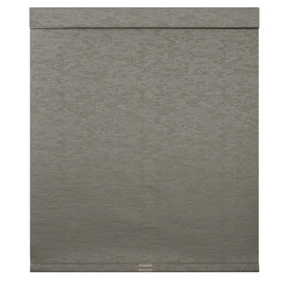 cordless light filtering roller shades with fabric-wrapped cassette — front view