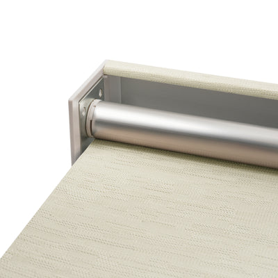 blackout natural linen thermal insulation roller shades — tube