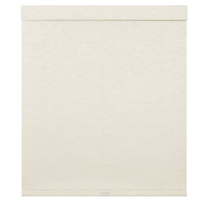blackout natural linen thermal insulation roller shades — front view