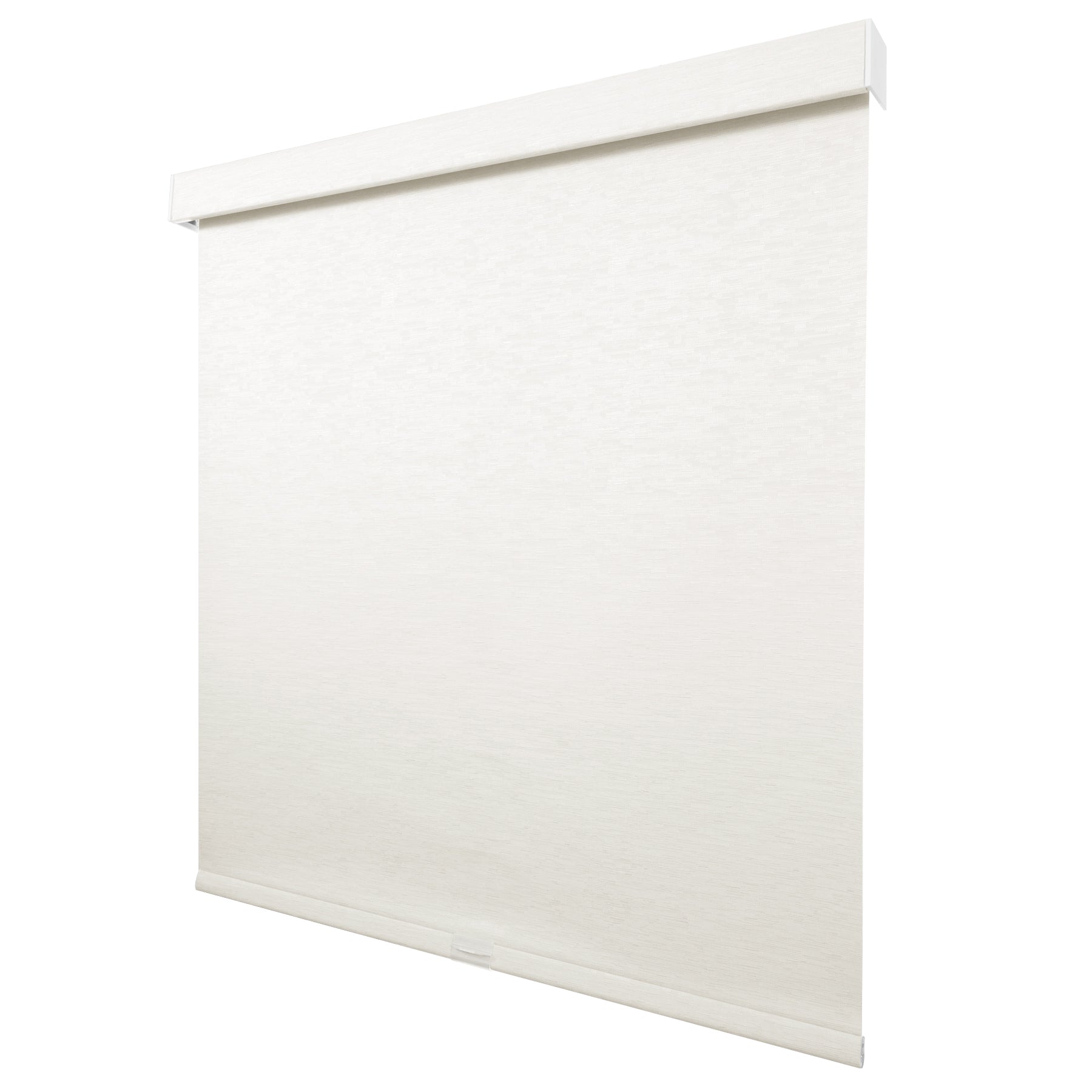 sheer modern design bedroom scenic roller shades — side view