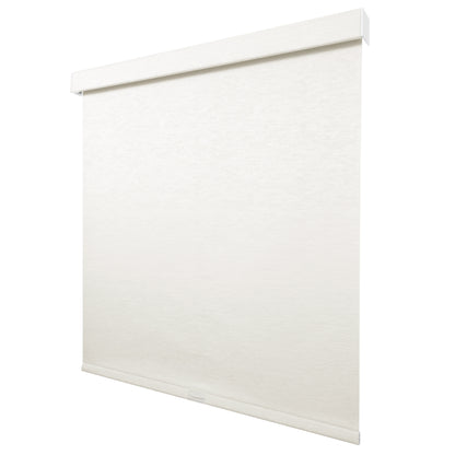 sheer modern design bedroom scenic roller shades — side view