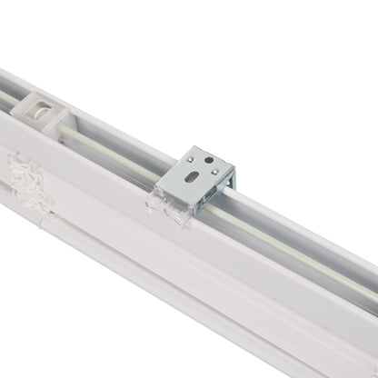 1 inch cordless no drill room darkening pvc blinds l-shaped mounting bracket