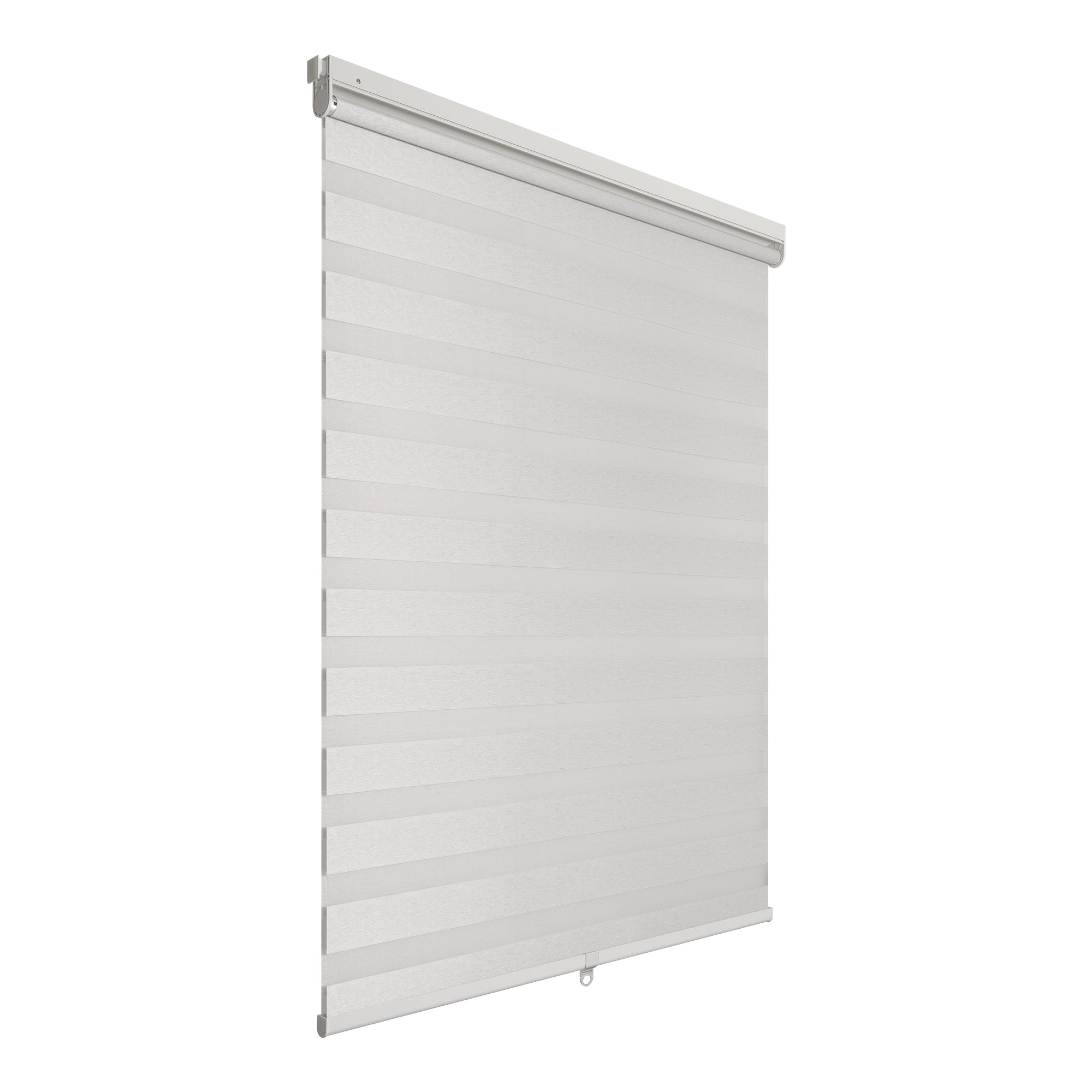 no-drill light filtering linen-like bathroom zebra shades for light blocking, privacy, and UV protection