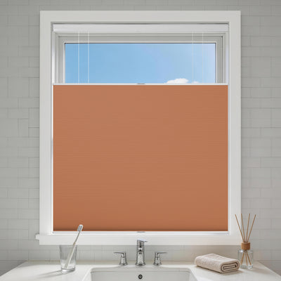 no drill top down bottom up cellular shades blackout-color-bruschetta