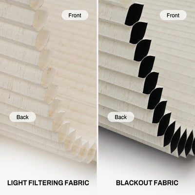 No Drill Natural Linen Thermal Insulated Cellular Shades
