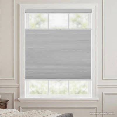 cordless large-cell top down bottom up cellular shades for wide large windows | hestia blinds