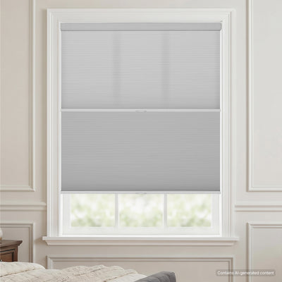 cordless large-cell day and night cellular shades for wide large windows | hestia blinds
