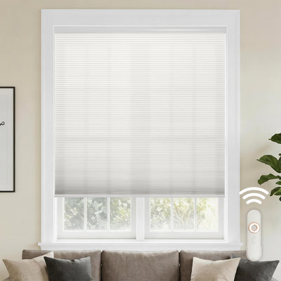 motorized cellular shades-light filtering-color-brilliant white