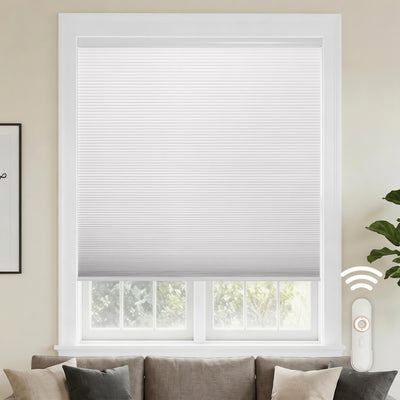 motorized cellular shades-blackout-color-lucent white