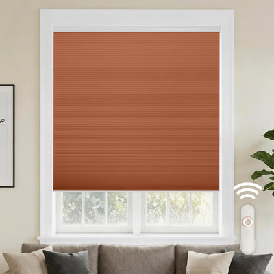 motorized cellular shades-blackout-color-bruschetta