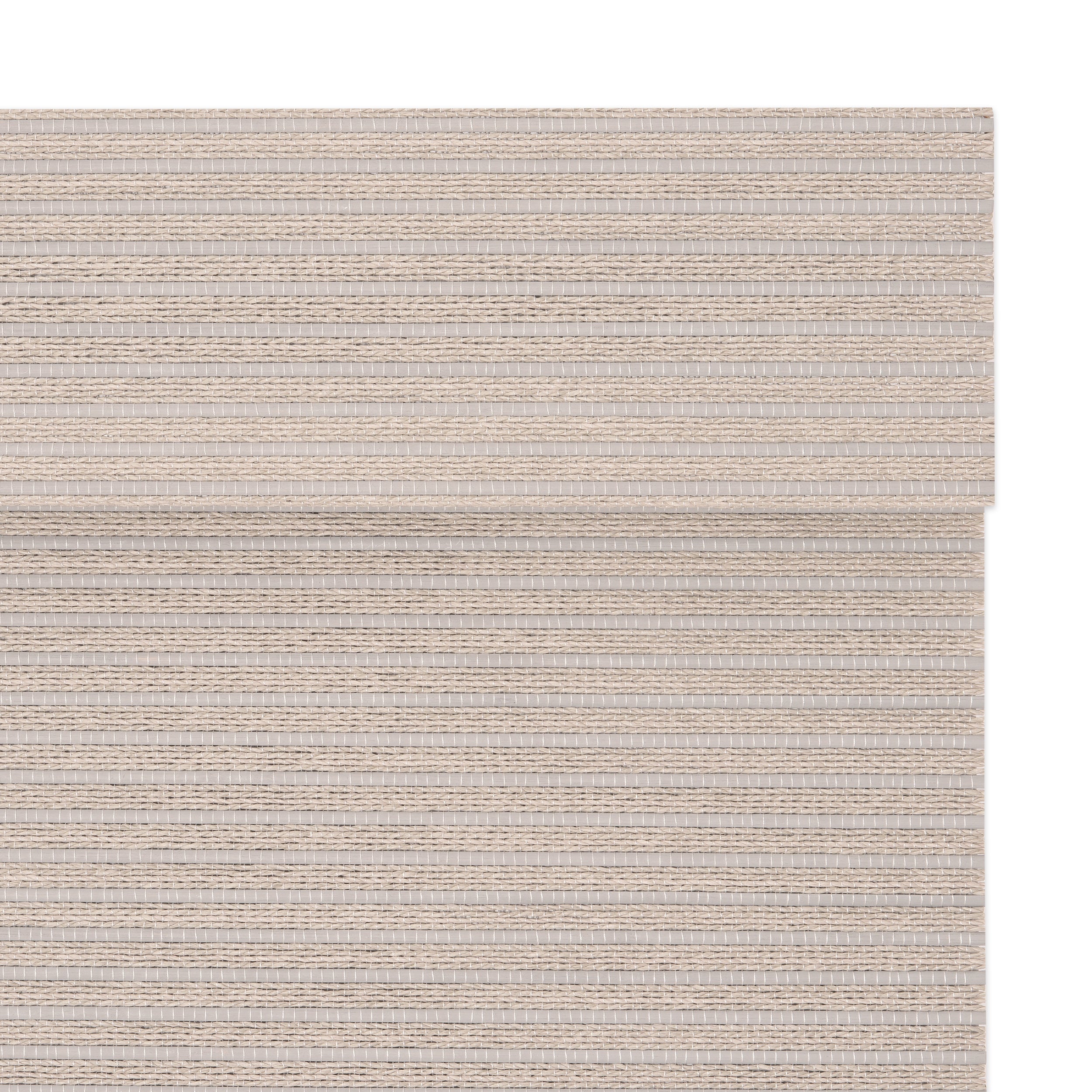 No Drill Cordless Bamboo Paper Rope Shades - Silver Gray