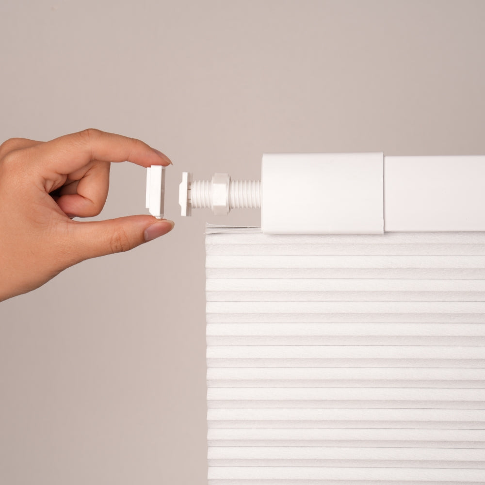 no drill cellular shades installation step