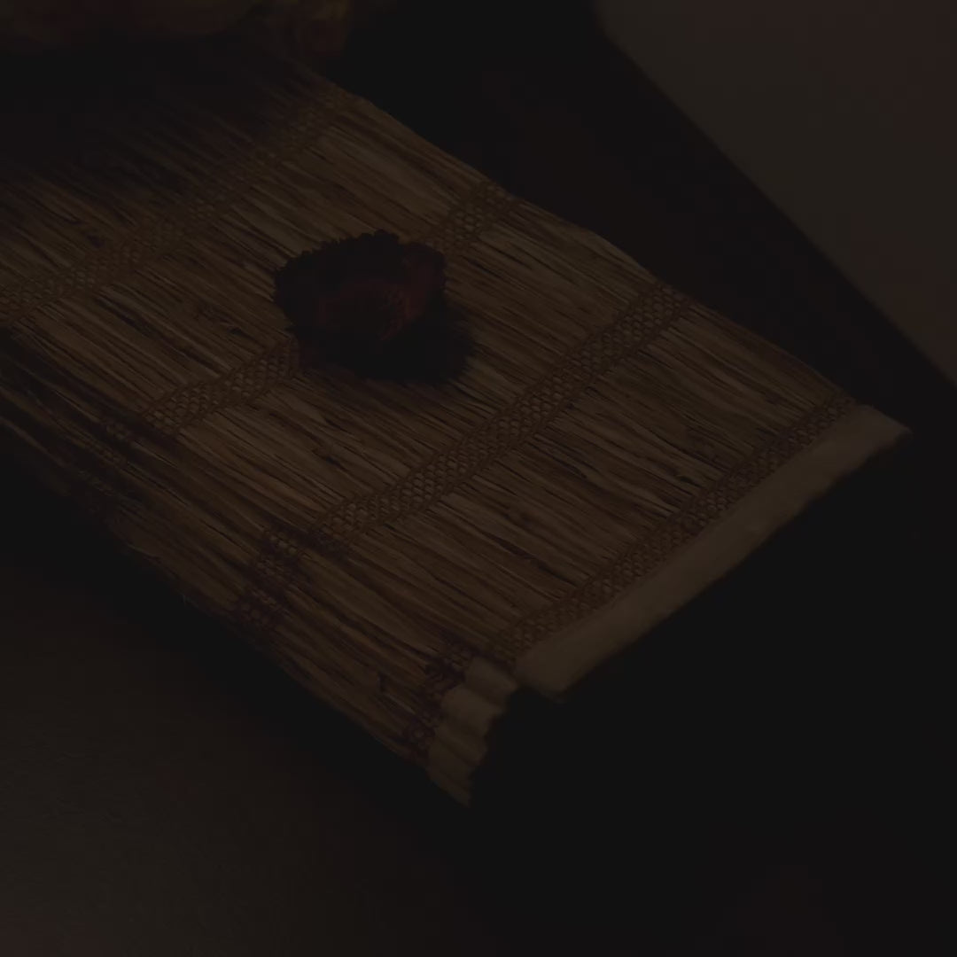 lay natural pure jute linen woven shades display video