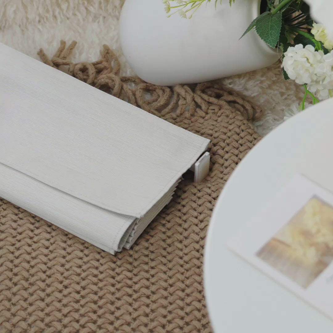 no drill modern blackout insulated roman shades-minimalist display video
