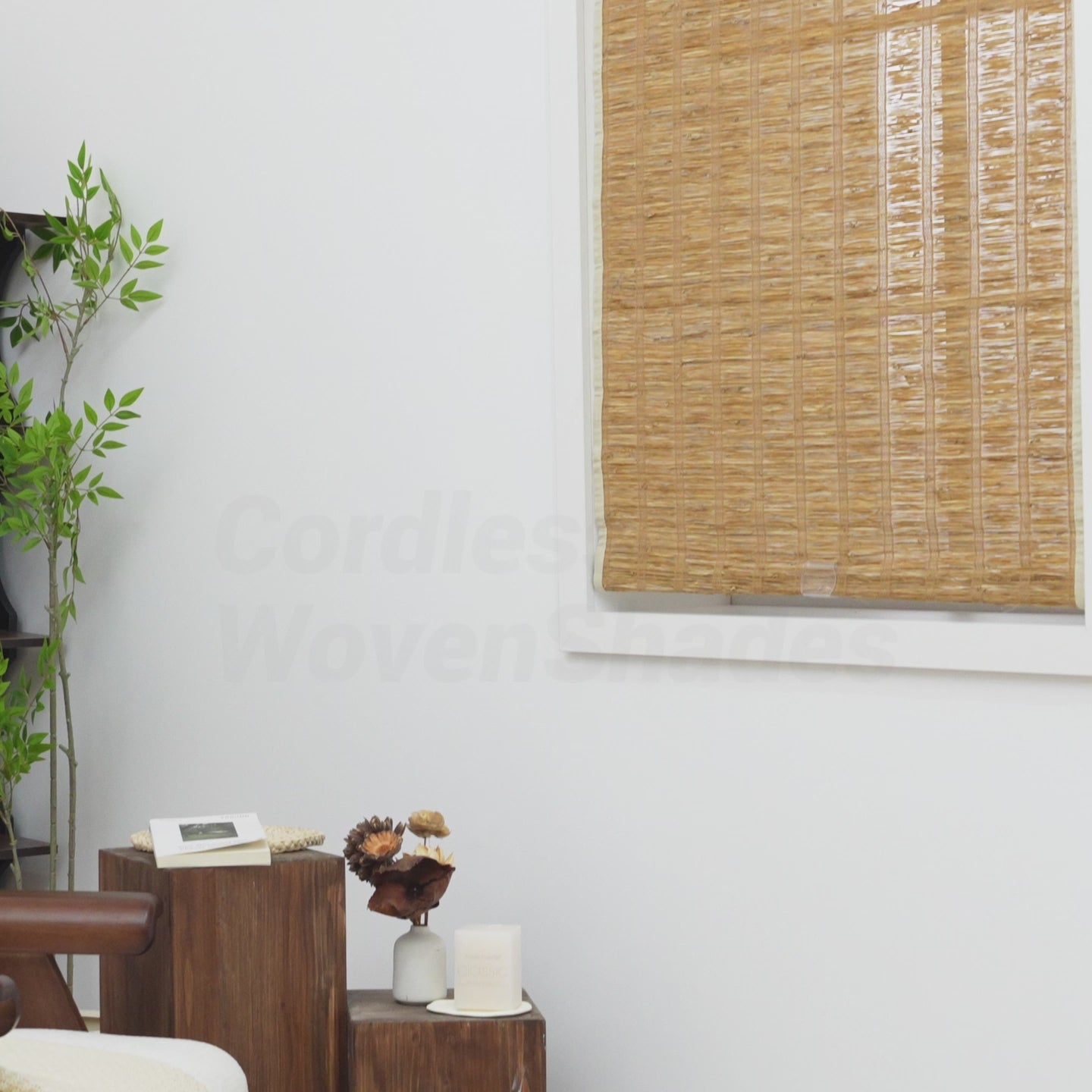 Lay Natural Pure Jute Linen Woven Shades