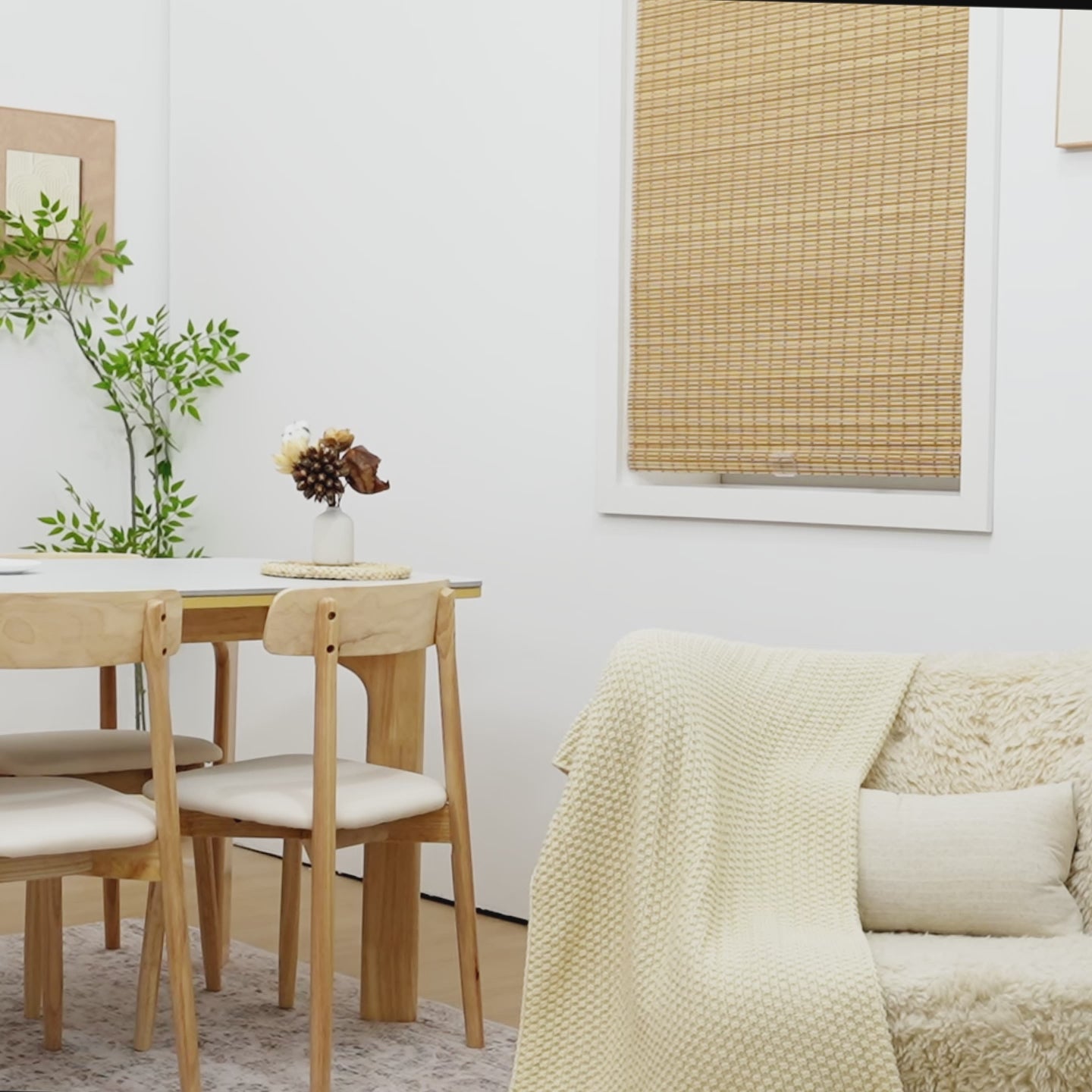 Natural Bamboo Woven Wood Shades