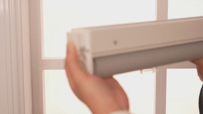 no-drill blackout waterproof insulated roller shades Hestia Blinds